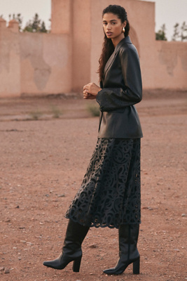 新品MARK&LONA Aura Monogram Trapeze Skirt MARK&LONA(マークアンドロナ) Aura Monogram Trapeze Skirt【WOMEN