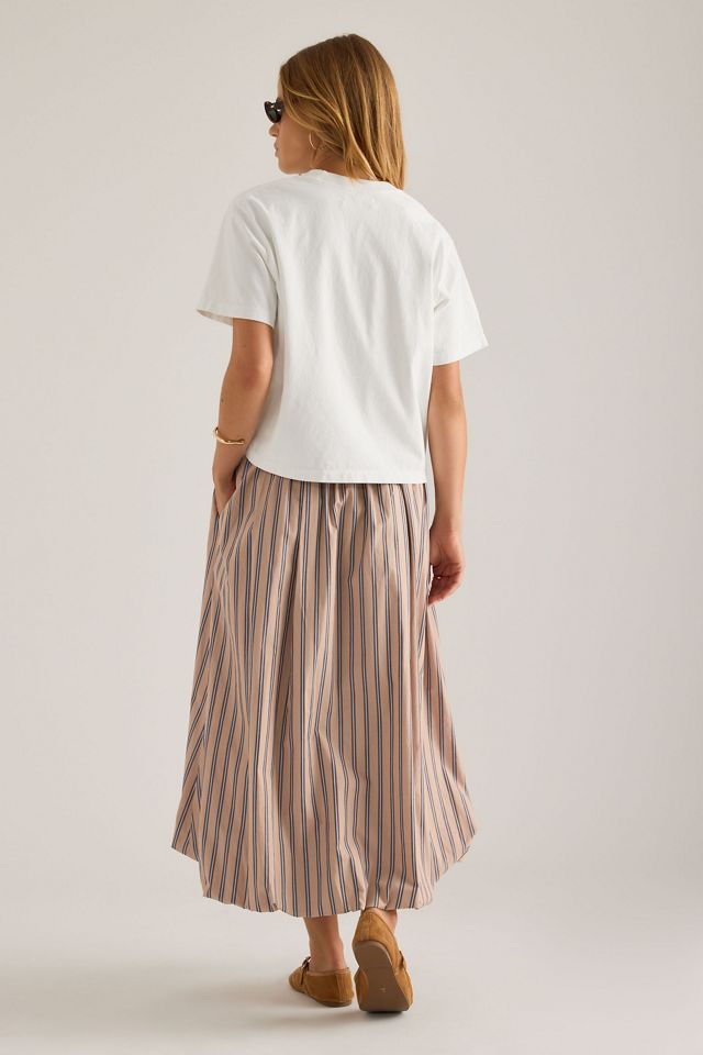 Falda Midi con Dobladillo Burbuja By Anthropologie #5