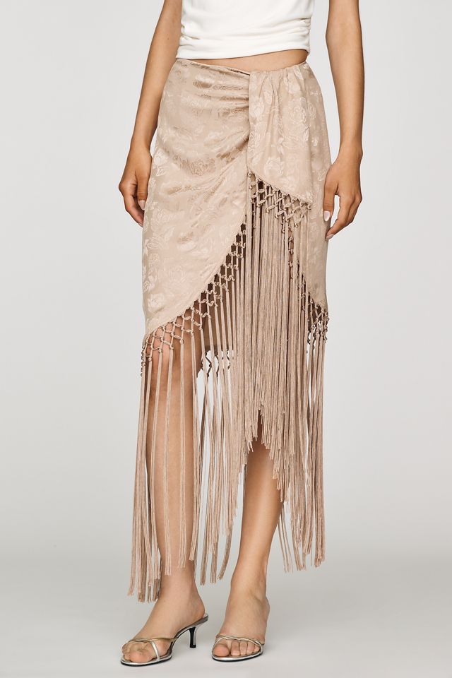 Ronny Kobo Frances Silk Blend Mini Skirt #3