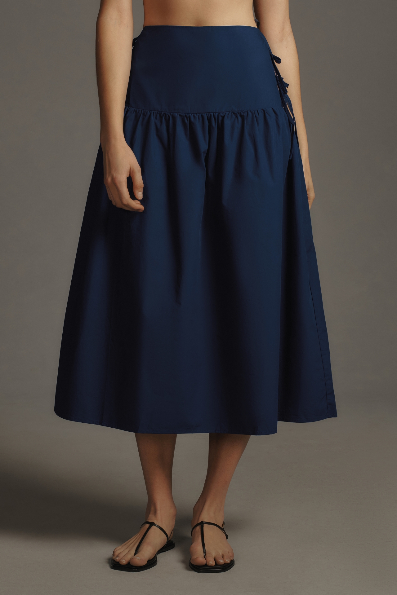 Allina Liu Break Midi Skirt