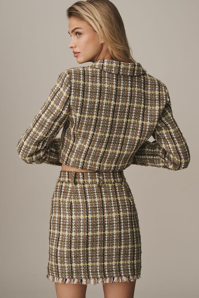 Walter Baker Melanie Tweed Mini Skirt #3