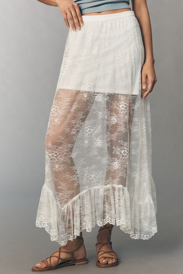 Walter Baker Gracelyn Lace Midi Skirt #1