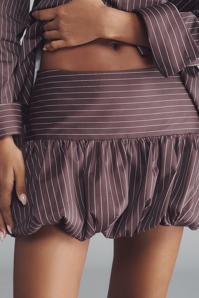 SER.O.YA Soleil Mini Bubble-Hem Skirt #2