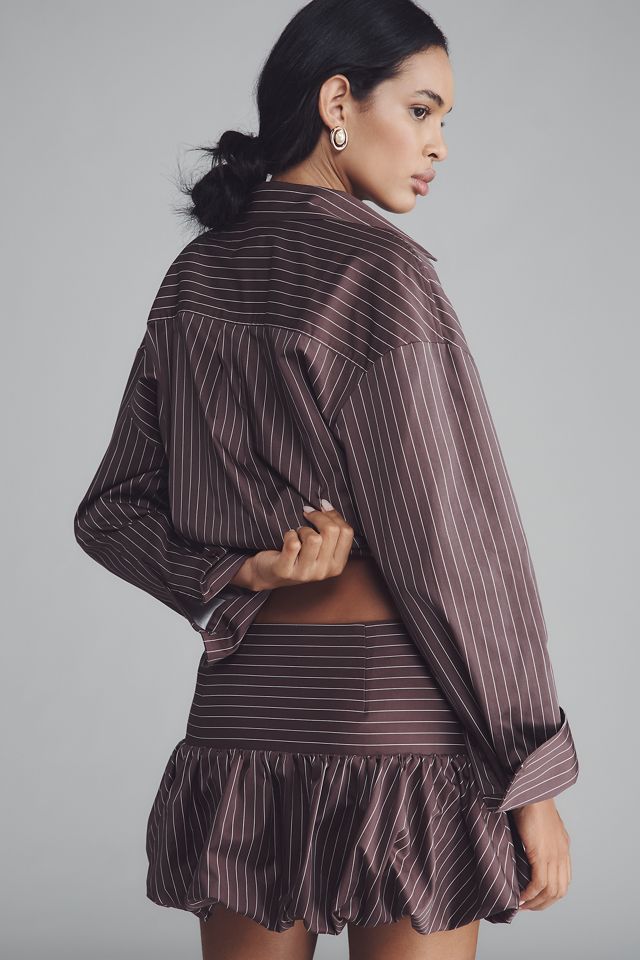 SER.O.YA Soleil Mini Bubble-Hem Skirt #3