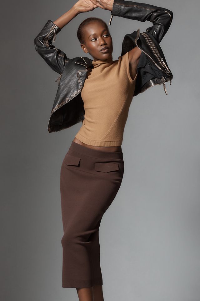 SER.O.YA Opal Knit Midi Skirt #1