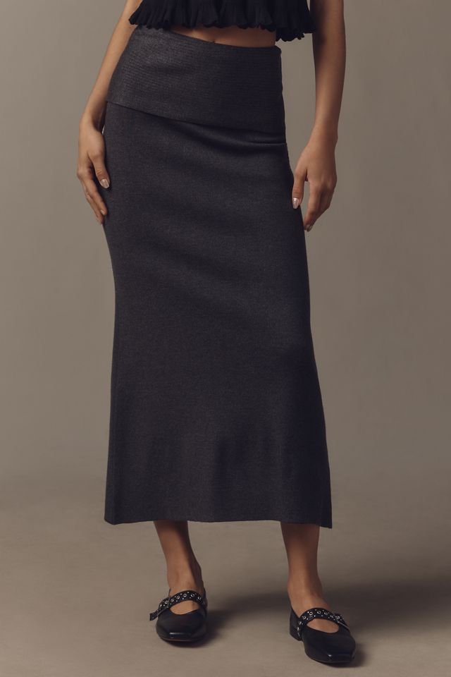 Maeve Column Sweater Maxi Skirt #1