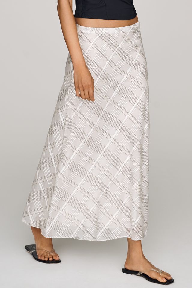 rag & bone Wren Plaid Midi Skirt #1