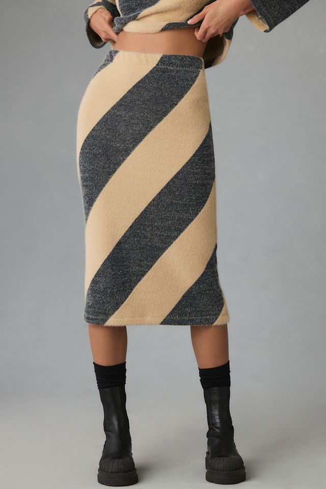 By Anthropologie Slim Midi Sweater Skirt #1
