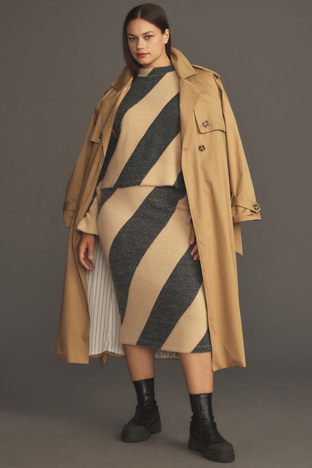 By Anthropologie Slim Midi Sweater Skirt #4