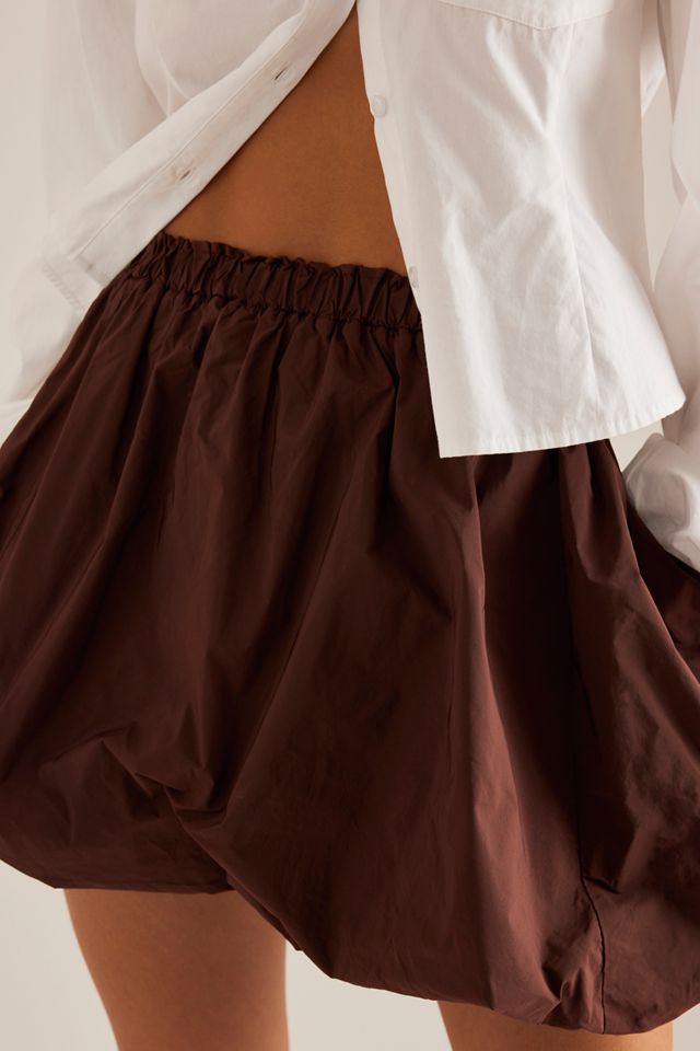 By Anthropologie Mini Bubble-Hem Skirt #4