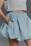 By Anthropologie Mini Bubble-Hem Skirt