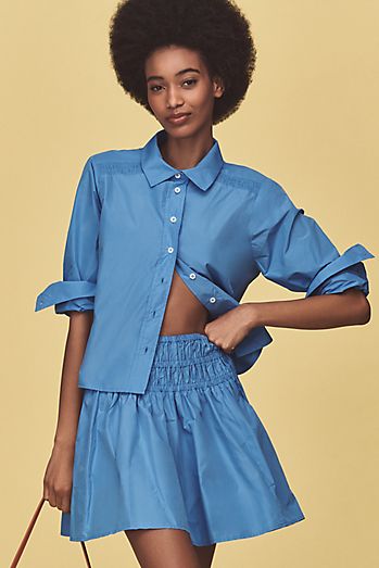 Bardot Cece Bouclé Mini Skirt | Anthropologie Bardot Cece Bouclé Mini Skirt | Anthropologie