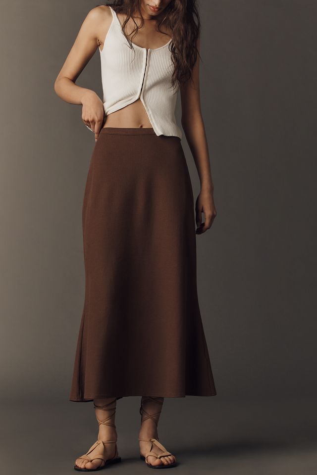 Maeve Knit Trumpet Skirt | Anthropologie