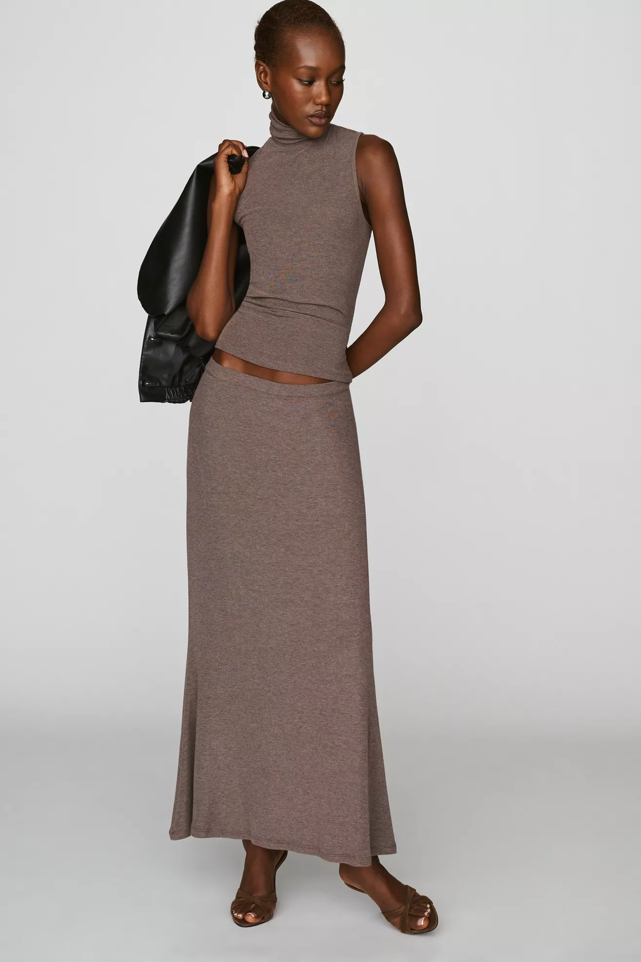 Maeve Knit Column Skirt