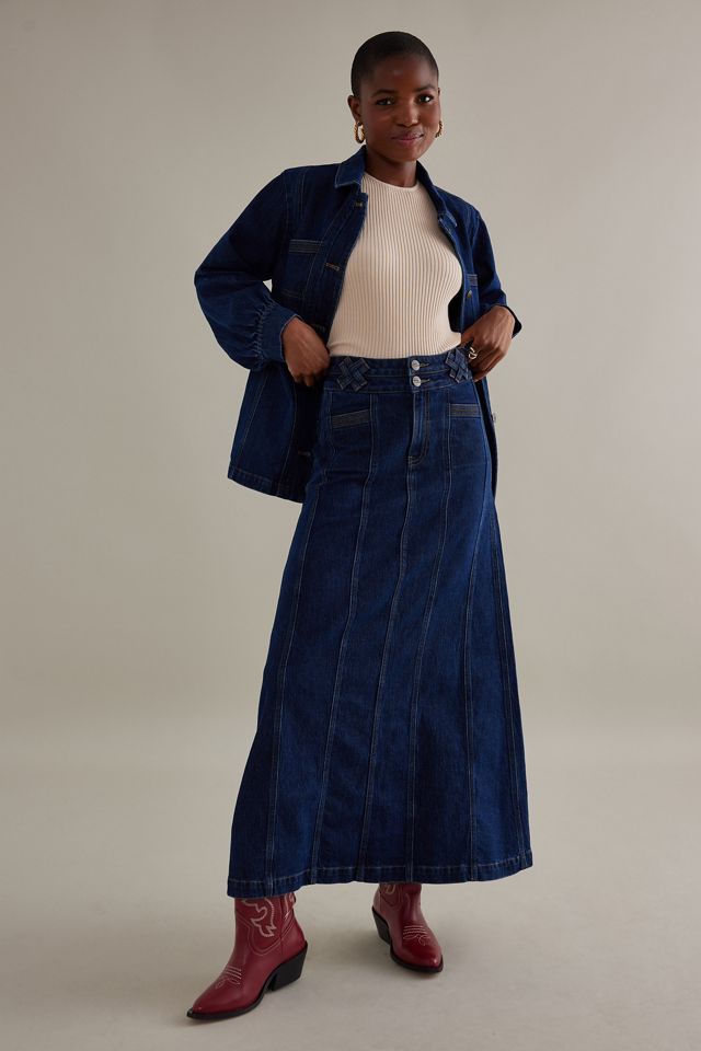 Seventy + Mochi Willow Denim Maxi Skirt #2