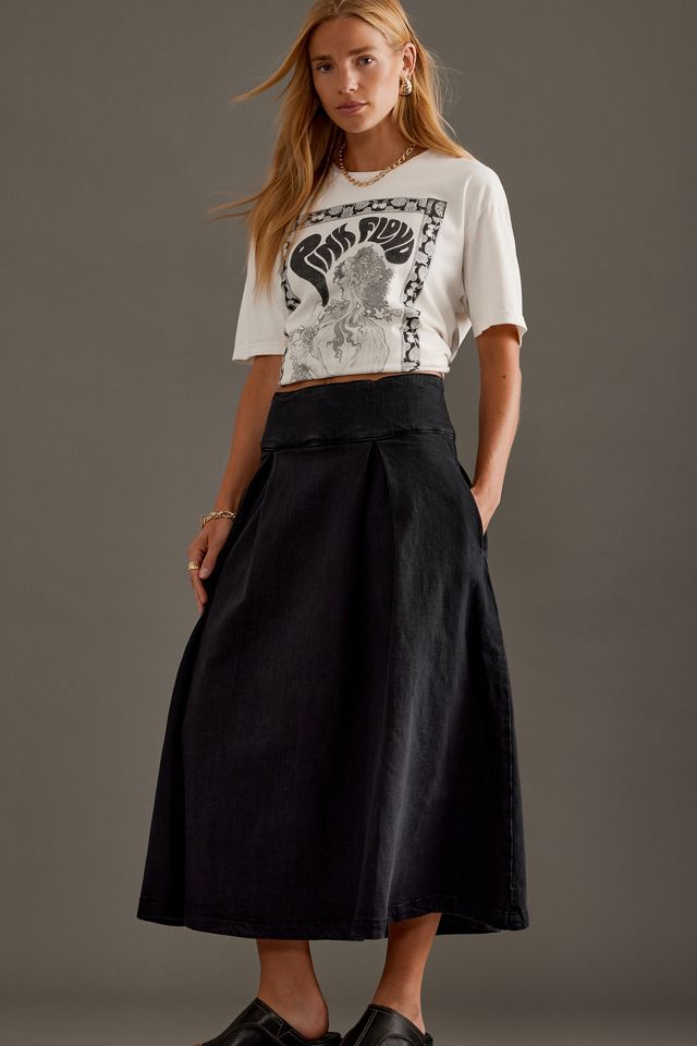 Seventy + Mochi Maddie Pleated Midi Skirt #4