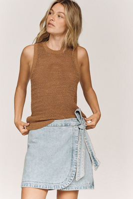 Seventy + Mochi Freya Cotton Mini Skirt | Anthropologie