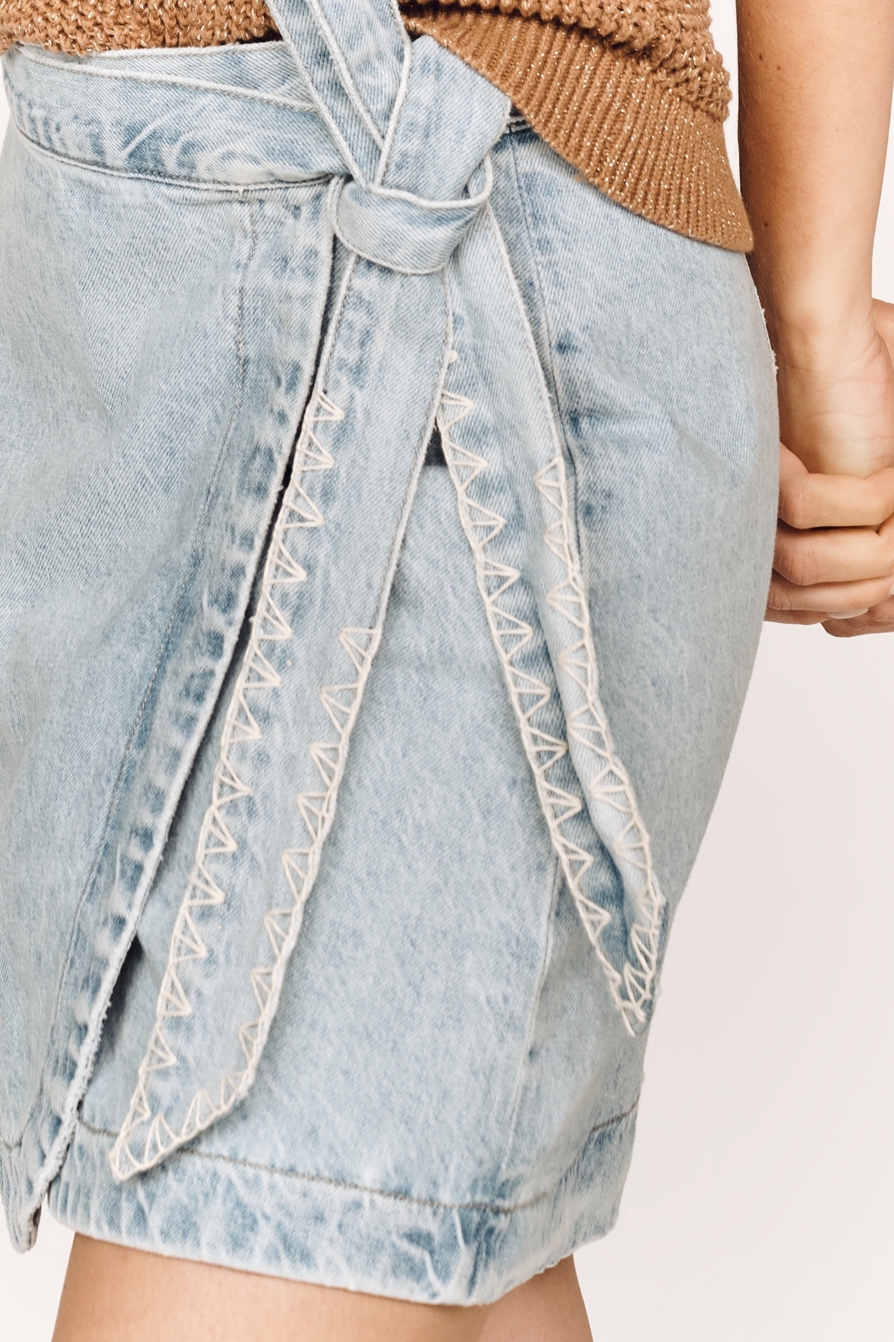 Seventy + Mochi Freya Cotton Mini Skirt