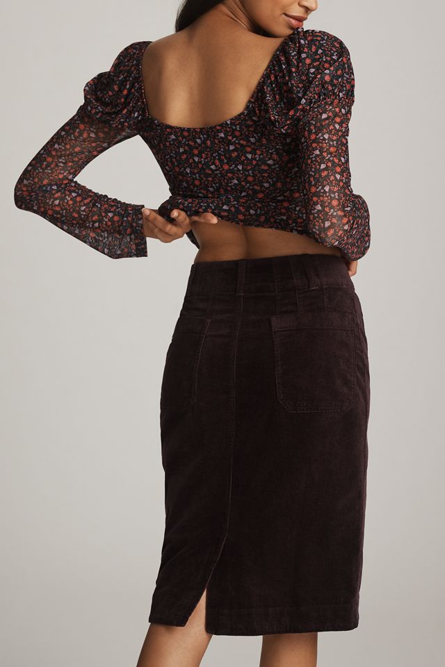 The Colette Corduroy Skirt by Maeve #2