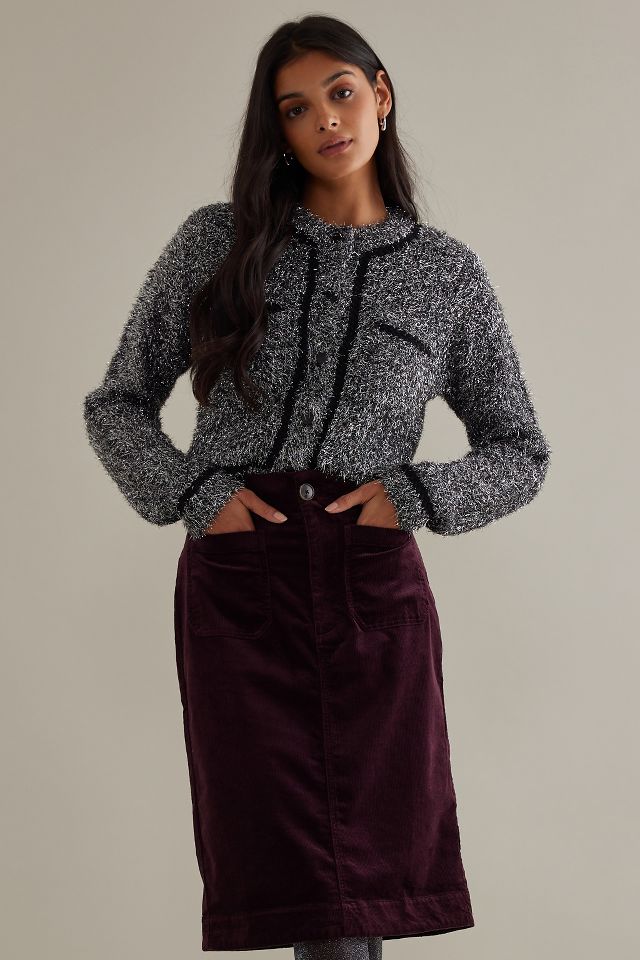 Black corduroy clearance skirt queen