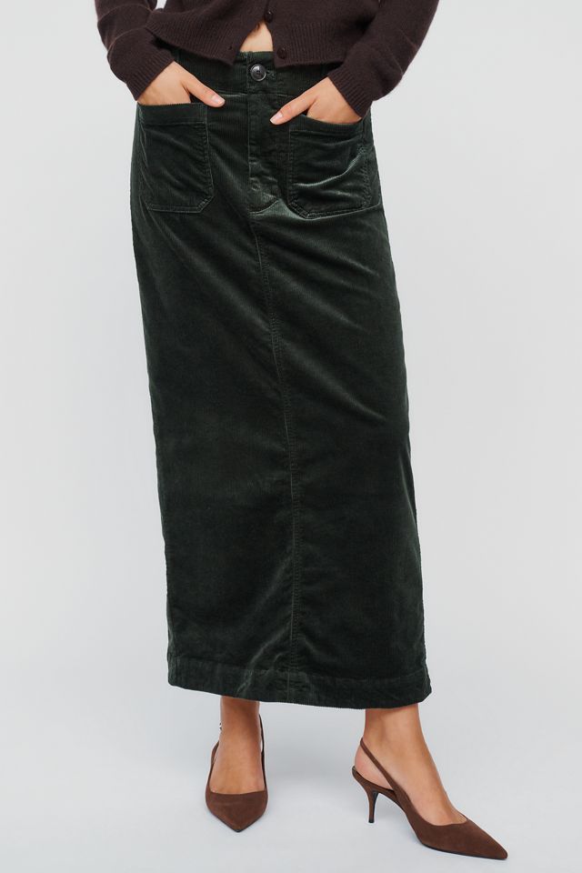 Maeve Colette Corduroy Maxi Skirt #1
