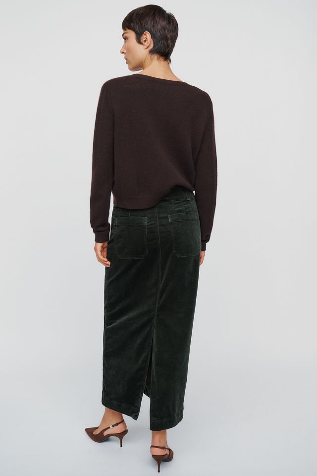 Maeve Colette Corduroy Maxi Skirt #3