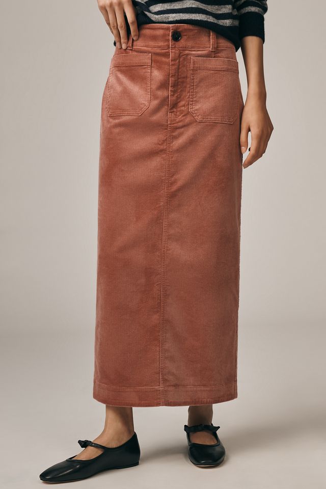 The Colette Corduroy Maxi Skirt by Maeve #1