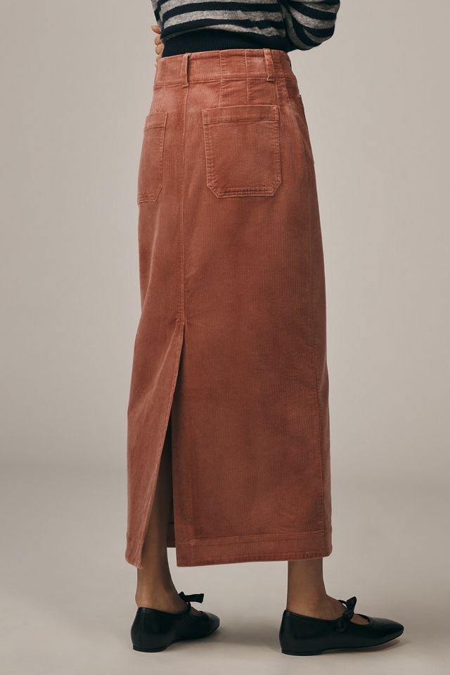 The Colette Corduroy Maxi Skirt by Maeve #2