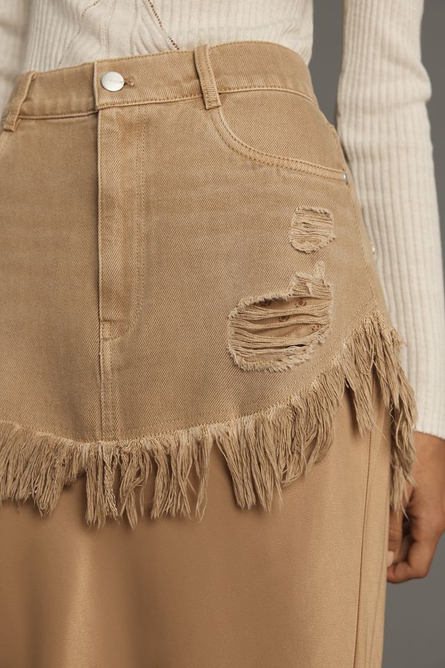 Pilcro Twofer Slip Midi Skirt #3
