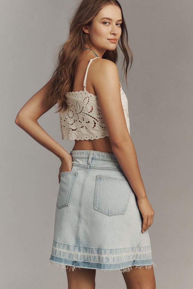 Pilcro Reworked Denim Mini Skirt #3