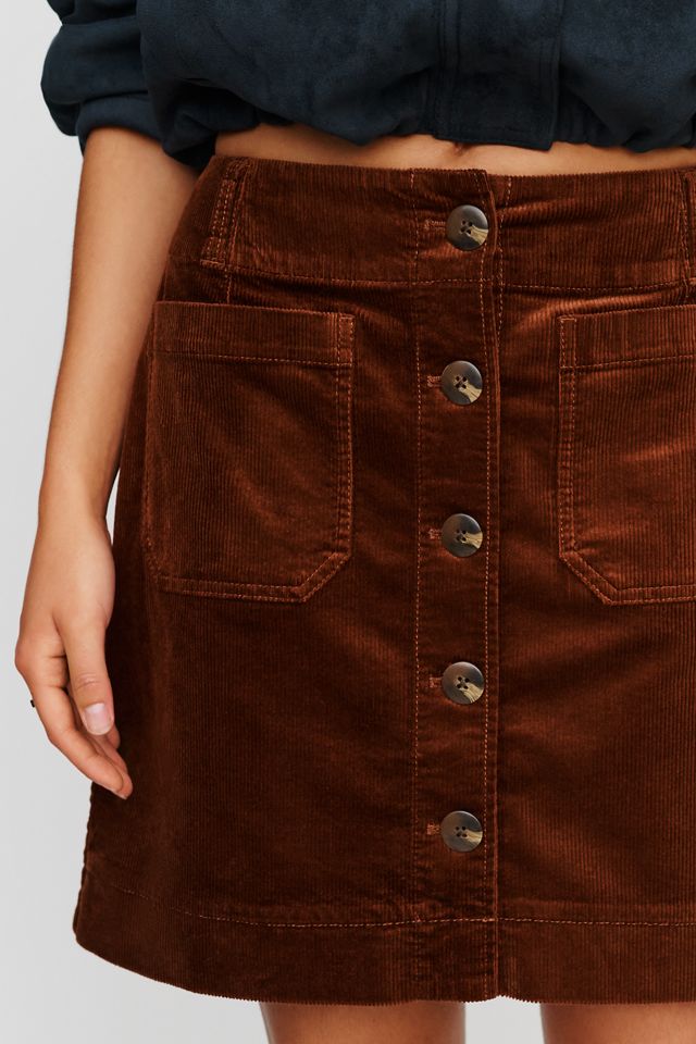 Maeve Colette Corduroy Mini Skirt #1