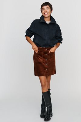 Maeve Colette Corduroy Mini Skirt