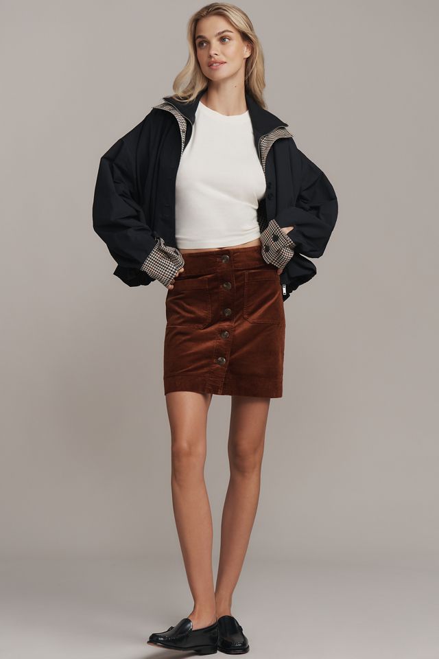 The Colette Corduroy Mini Skirt by Maeve #4