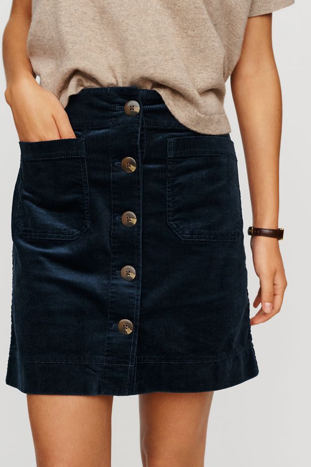 Maeve Colette Corduroy Mini Skirt #1