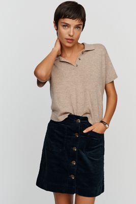 Maeve Colette Corduroy Mini Skirt