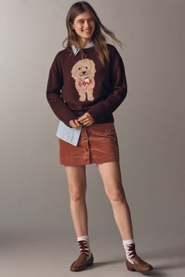 The Colette Corduroy Mini Skirt by Maeve