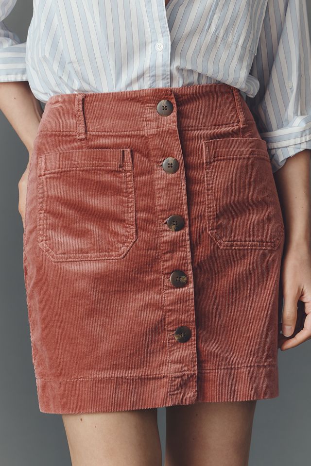 The Colette Corduroy Mini Skirt by Maeve #1