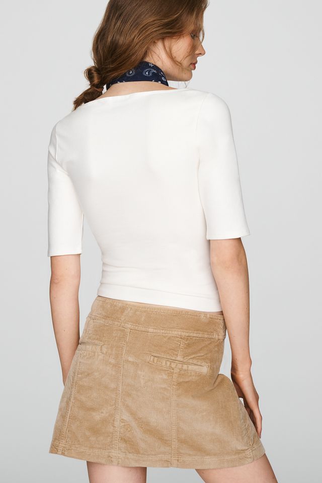 Pilcro Corduroy Utility Skort #4