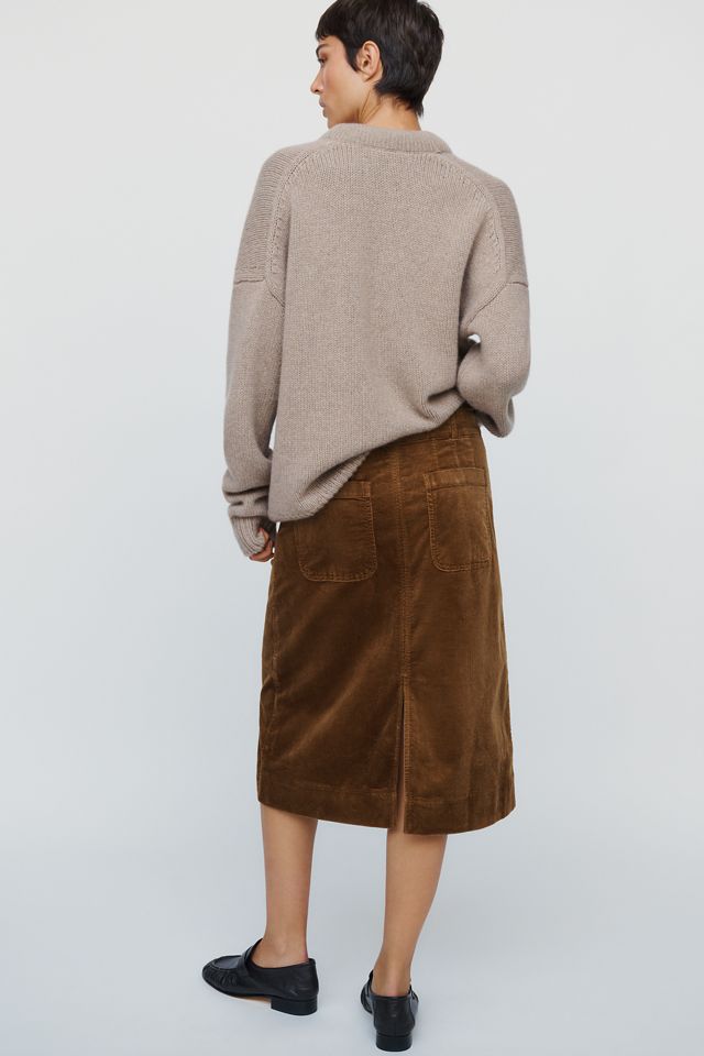 Maeve Colette Corduroy Midi Skirt #3