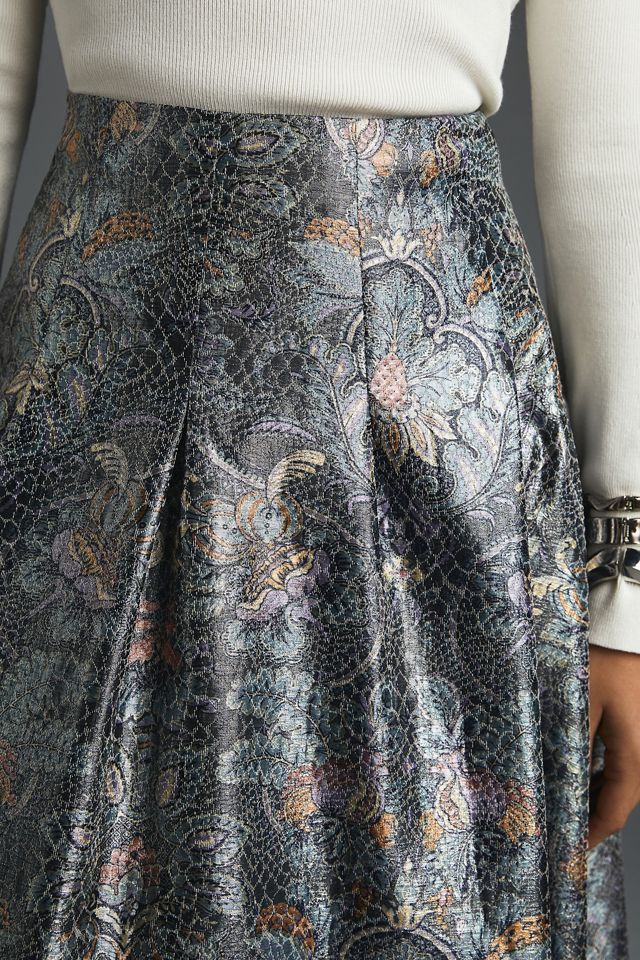 By Anthropologie Jacquard Ball Skirt #4