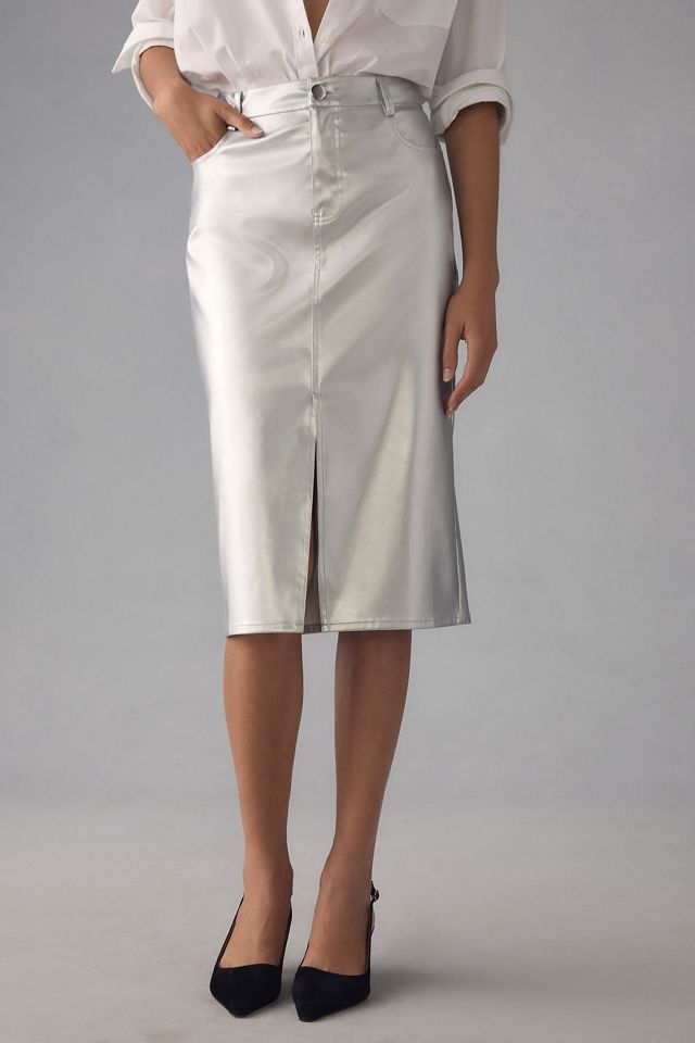 Porridge Metallic Skirt #1