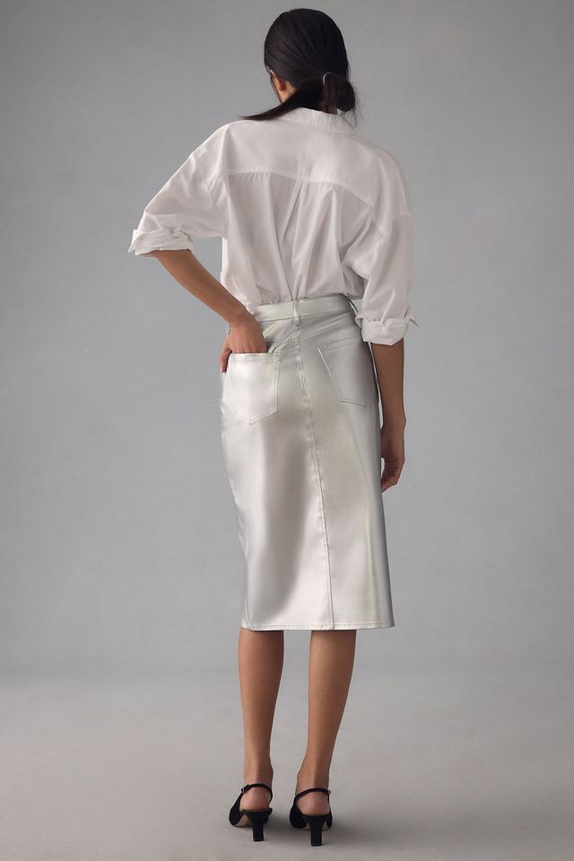 Porridge Metallic Skirt #2