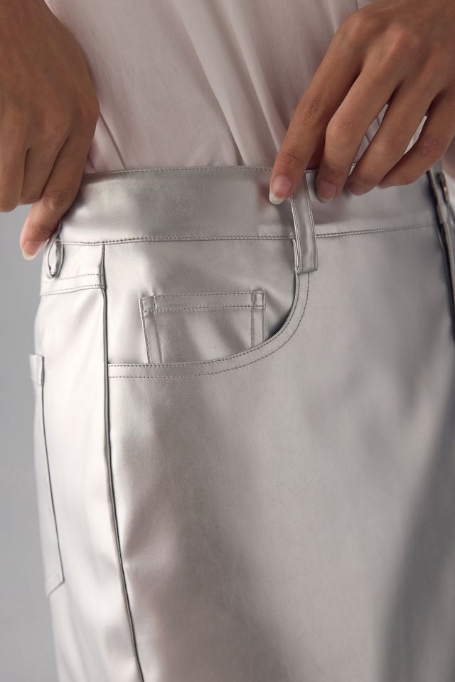 Porridge Metallic Skirt #3