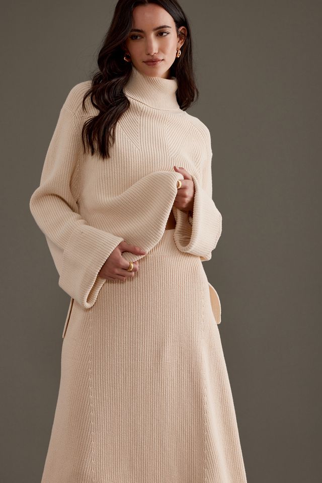 ALIGNE Mysti Gonna Lunga Lavorata a Maglia #5