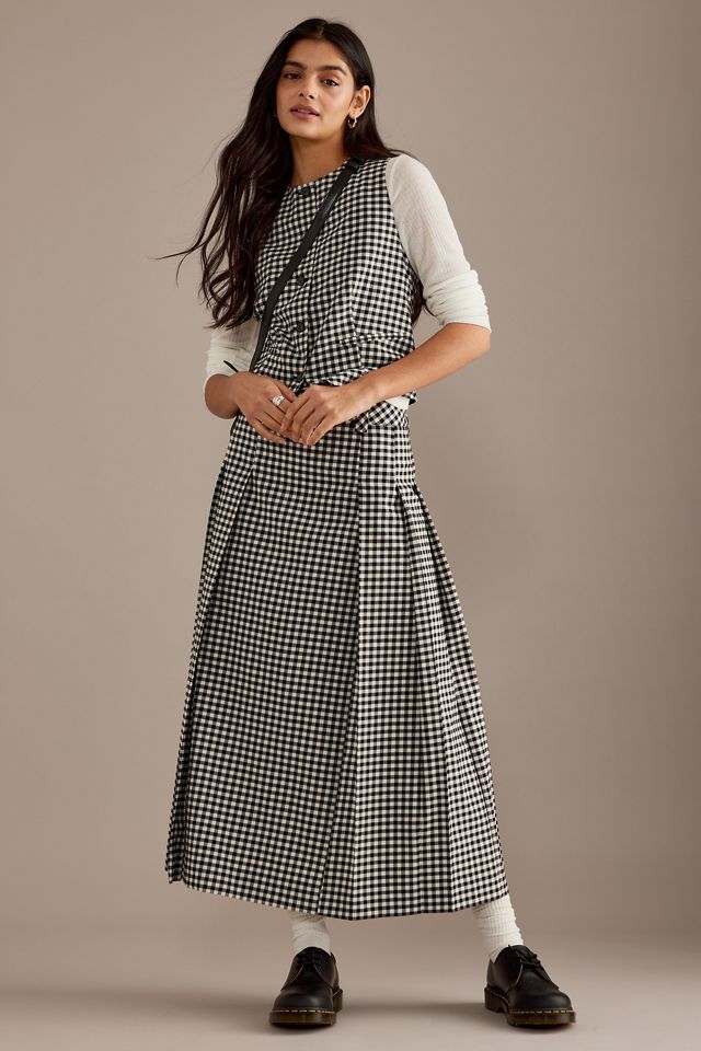 Jupe longue plissée à carreaux Kinga ALIGNE #5