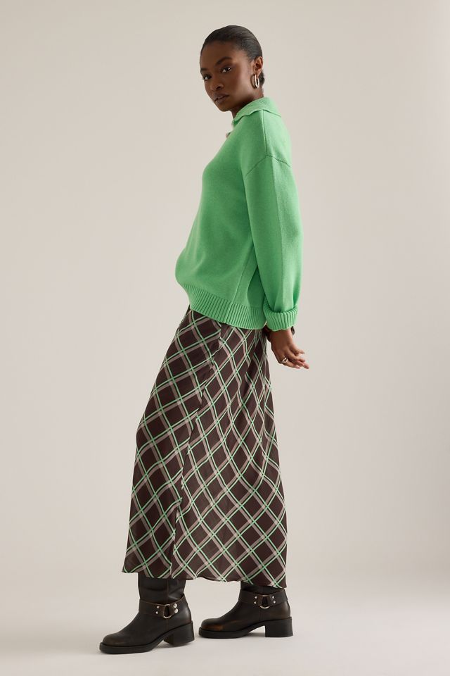 ALIGNE Yvonne Semi-Sheer Midi Skirt #4
