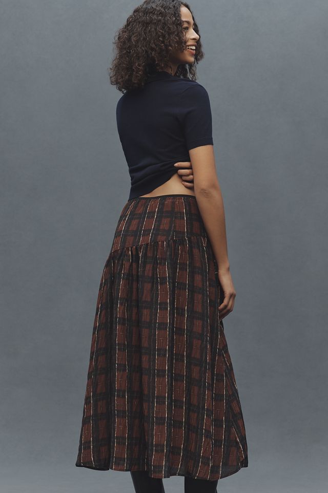 Baum und Pferdgarten Sabela Asymmetric Midi Skirt | Anthropologie
