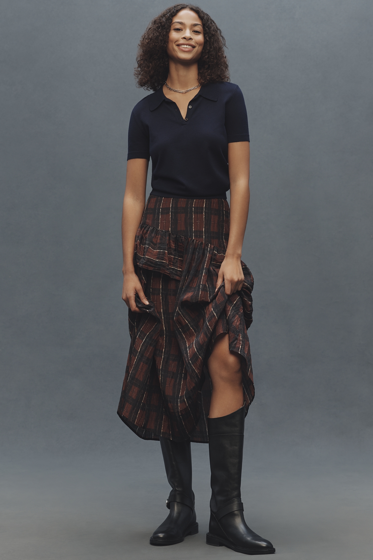 Baum und Pferdgarten Sabela Asymmetric Midi Skirt