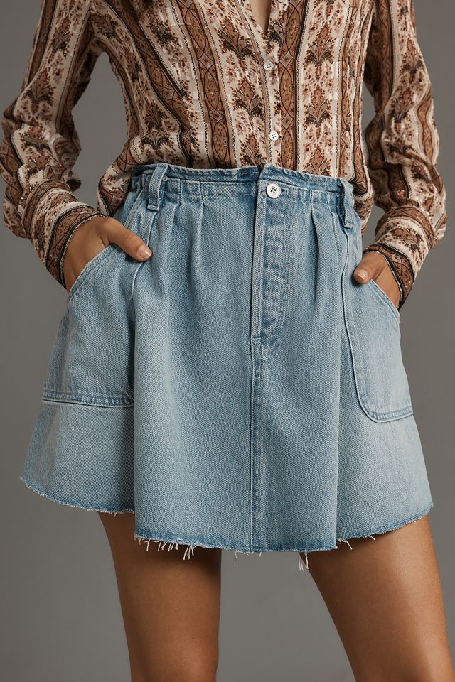 Pilcro Minigonna di jeans rimodellata Skater #1