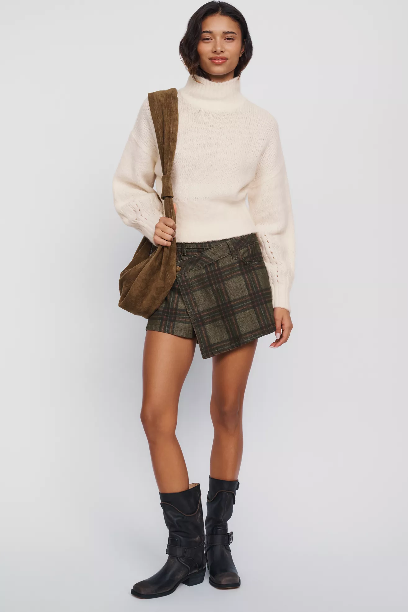 Pilcro Wrap Skort